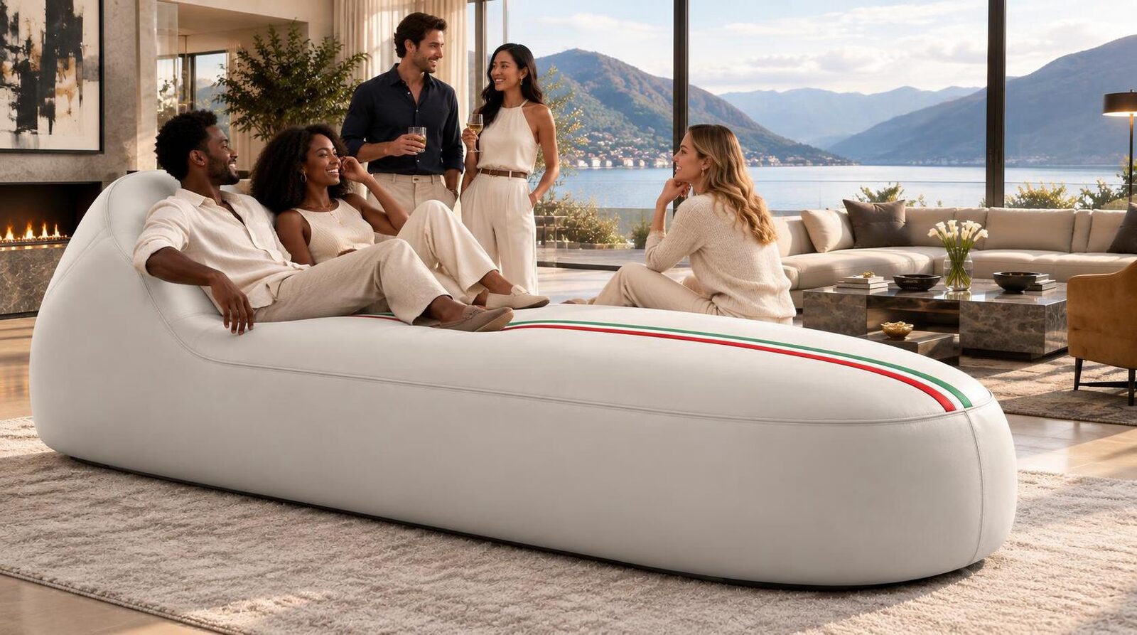 SELLONE — Toscana Estate, panna tricolore, casa sul lago
