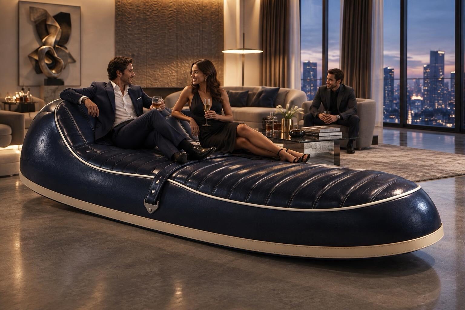 SELLONE — Twin Insula '59, livrea blu navy, attico